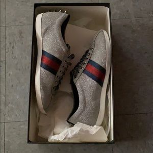 Gucci glitter sneakers